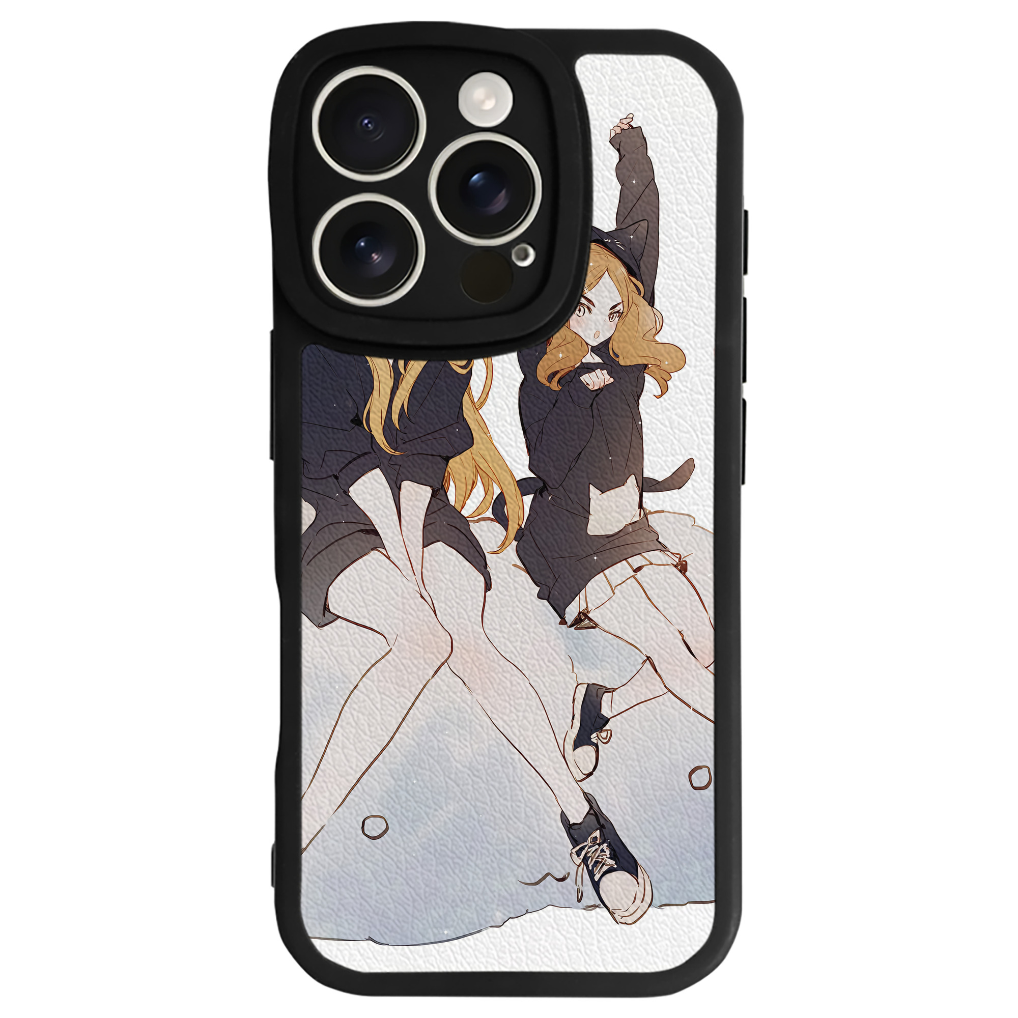 （画像用） ハイキュー!! Haikyu!! 【iPhone 16シリーズ対応】シリコンスマホケース（レザー調） 材質：シリコン